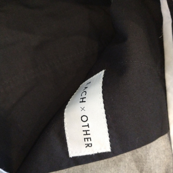 Each X Other Women’s Wool Trouser Tuxedo Dress Pants Grey and Black Size Small - Picture 3 of 8